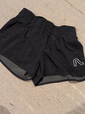 Flylow Black Speckled Women's Athletic Shorts